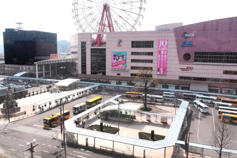駅から臨時バス運行