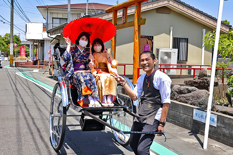 人力車乗車体験の画像