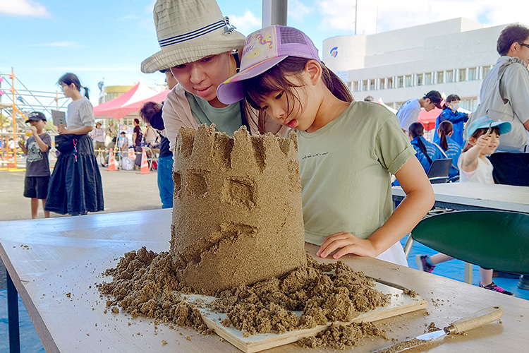 砂像制作体験