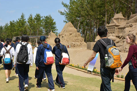 団体の受け入れ対応