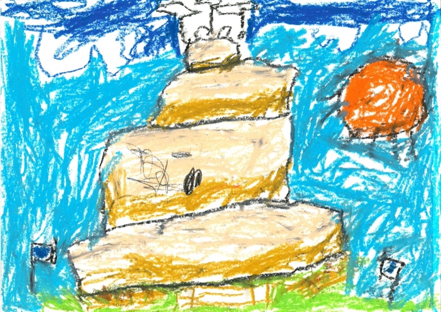 【特選】作品名「大きなお城」