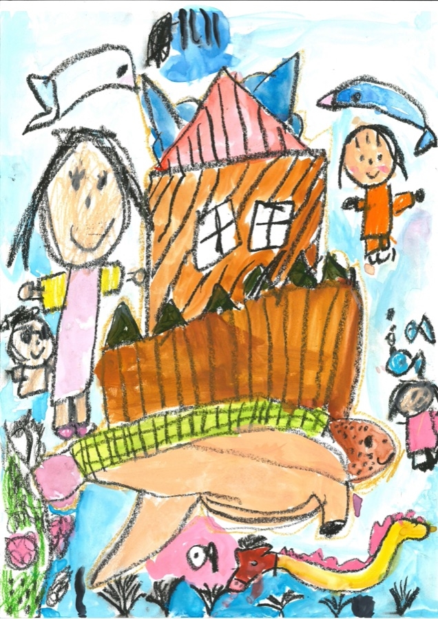 【入選】作品名「りゅうぐうじょうをせおったかめのさぞう」