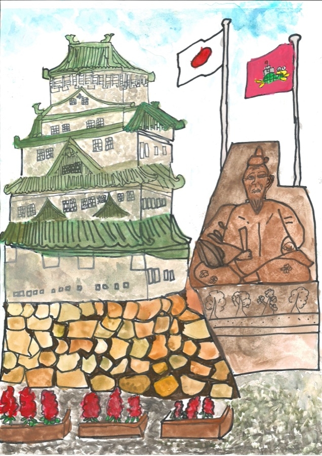 【入選】作品名「大阪城」